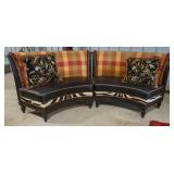 Pair of Curved Banquettes
