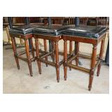 Trio of bar stools