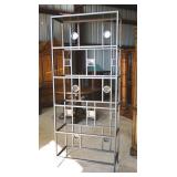 Modern Metal shelf unit