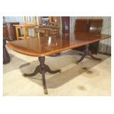Henredon Double Pedestal Chippendale Dining Table