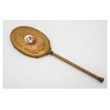 Antique hand-held mirror