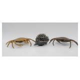 Walter Bosse Hedgehog and other vintage ashtrays