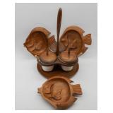 MCM wooden serving pieces