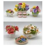 Staffordshire Capodimonte 8 pieces