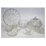 Glass serving pieces