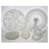 Glass and Crystal serving pieces