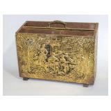 Brass magazine rack