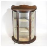 Table top curio cabinet