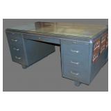 Vintage metal desk