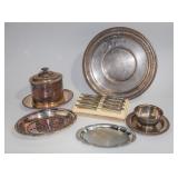 Silverplate serving pieces