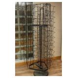 Swivel magazine rack