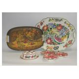 Assorted Colorful serving pieces