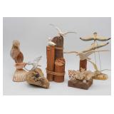 Sea bird figurines