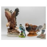 Porcelain bird figurines