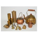 Assorted brass and copper