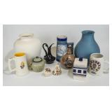 Assorted pottery and ceramics