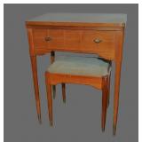 Vintage Singer sewing machine cabinet