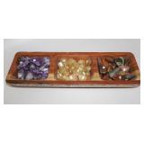 Assorted Reiki healing stones