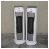 Ceramic tower heaters