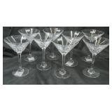 Waterford Marquis Starcut martini glasses