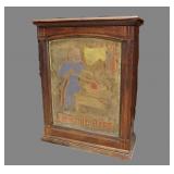 Antique Diamond Dyes store display cabinet
