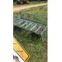 wire metal garden wagon