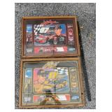 NASCAR Wood Wall clocks (2)