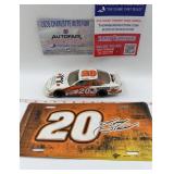 NASCAR #20 1:24 scale die cast stock car