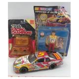 NASCAR # 5 1:24 scale die cast stock car & figure