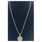 Italy 925 necklace with 1979 quarter pendant