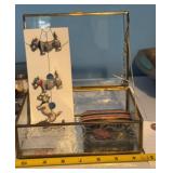 Trinket box with Scottish Terrier pins