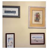 Wall of art  (4 frames)