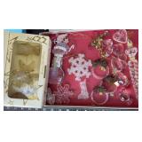 Glass Christmas ornaments