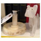 Leaning Tower of Pisa and dog figure