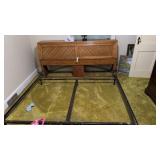 King size bed frame headboard