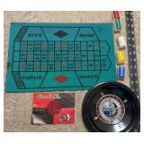 Vintage  Miniature roulette game