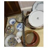 Mixed Lot Serving dishes, platters..