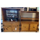 Entertainment center- contents to be sold