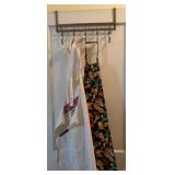 Aprons and hook