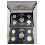 2000 gold plated proof set