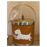 Vintage Scottish terrier ice bucket