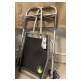 Collapsible walker with tray