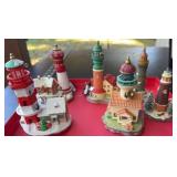 Lighthouse Christmas ornaments (5)