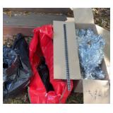 Christmas Trees (2) Green and Silver