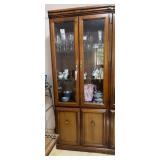 Curio cabinet contents sold separately