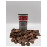 Vintage Budweiser Advertising can