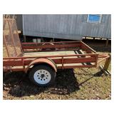 Utility Trailor red with title