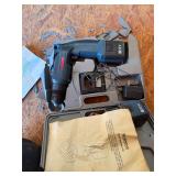 Power drill with 12 v batteries