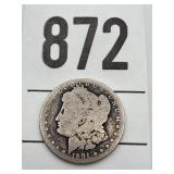 Morgan Morgan Silver dollar 1901