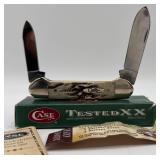 Case bone stag pocket knife
